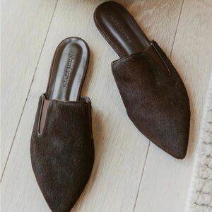 Jenni Kayne Dark Brown Mules